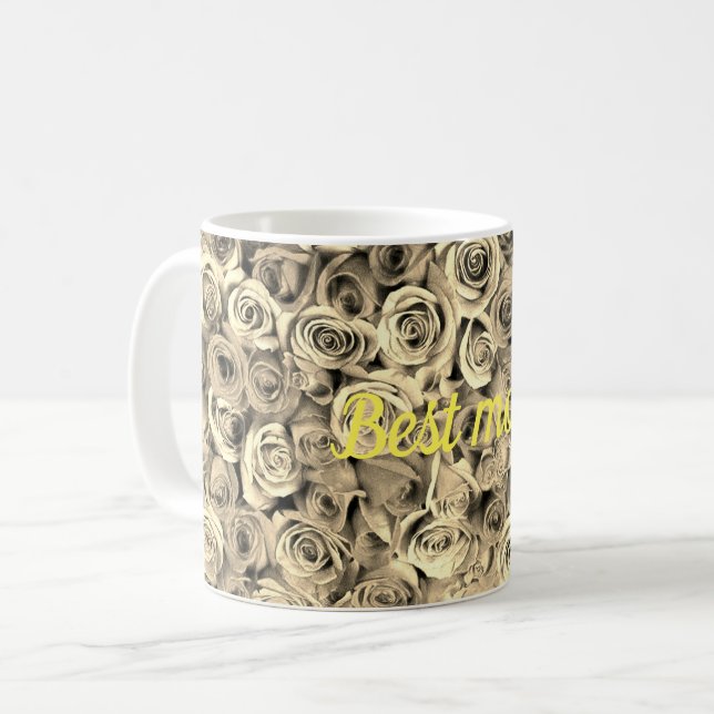 Beste Mutter Kaffeetasse (Vorderseite Links)