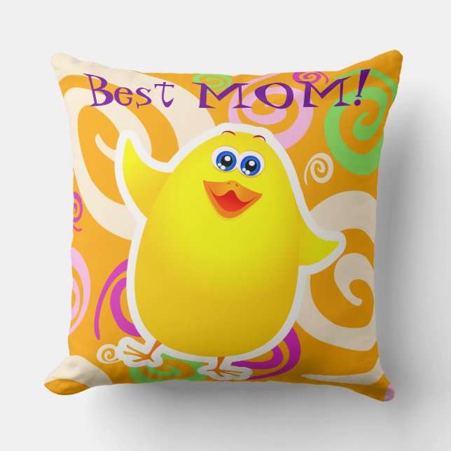 Beste Mutter! Kissen (Vorderseite)
