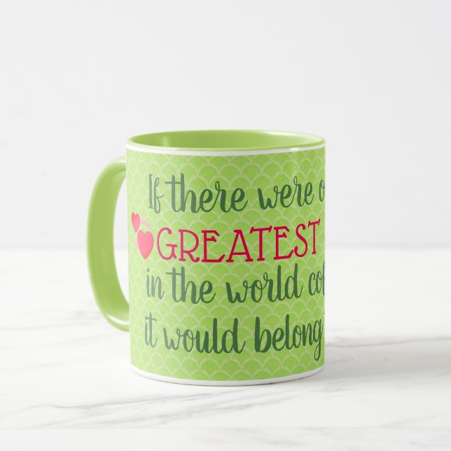 beste Mutter Tasse (Vorderseite Links)