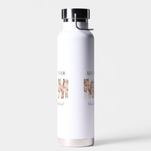Beste Mutter überhaupt 3 Fotos ausgeschnittene Buc Trinkflasche