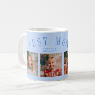 Beste Mutter überhaupt 4-Foto Eisblau Muttertag Kaffeetasse