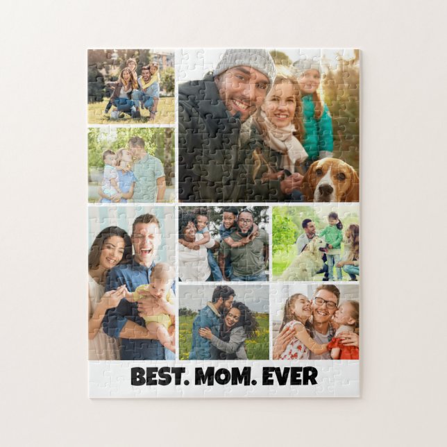Beste Mutter überhaupt – 8-Foto-Collage-Rahmenvorl (Vertikal)