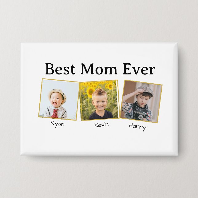 Beste Mutter überhaupt Button (Vorderseite)