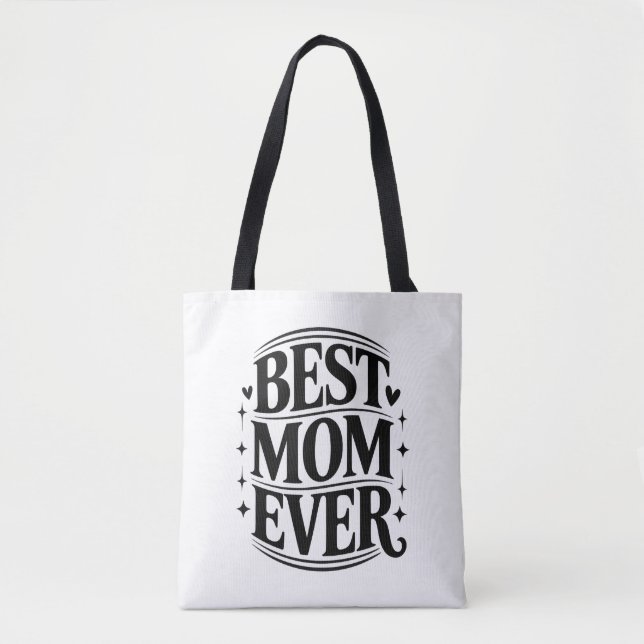 Beste Mutter überhaupt Elegante Script-Tasche Tasche (Vorderseite)