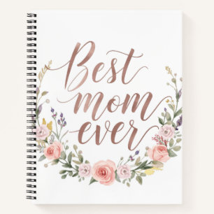 Beste Mutter überhaupt – Elegantes Kalligrafie-Blu Notizbuch
