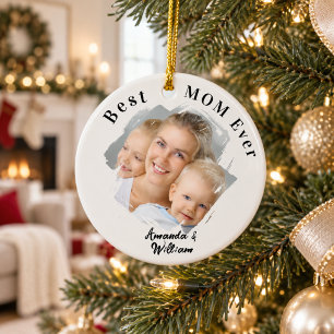 Beste Mutter überhaupt Foto Keramik Ornament