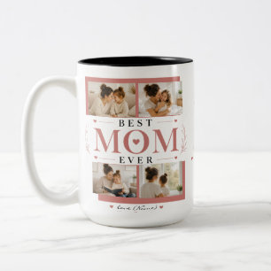 Beste Mutter überhaupt Foto-Tasse personalisiert m Zweifarbige Tasse