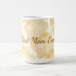 "Beste Mutter überhaupt" Goldener sonnendurchflute Kaffeetasse