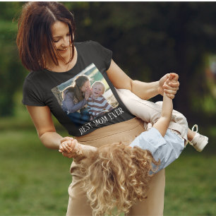 Beste Mutter überhaupt, individuelles Fotogeschenk T-Shirt