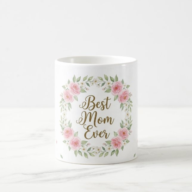 Beste Mutter überhaupt Kaffeetasse (Mittel)