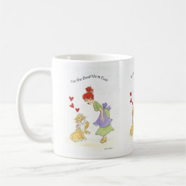 Beste Mutter überhaupt mit Katze Kaffeetasse