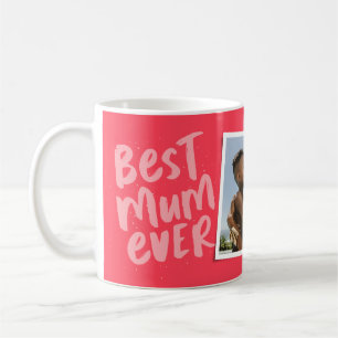 Beste Mutter überhaupt modern rosa Foto Muttertag Kaffeetasse