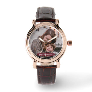 Beste Mutter überhaupt Moderne individuelle Foto-T Armbanduhr