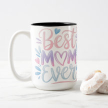 Beste Mutter überhaupt Moderne Schriftart Pastellf