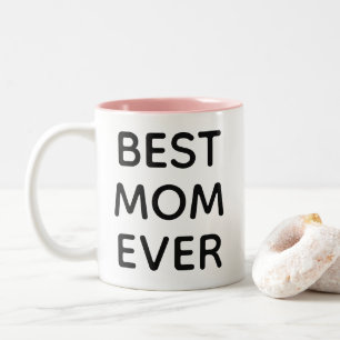 Beste Mutter überhaupt Moderne Typografie Mutterta Zweifarbige Tasse