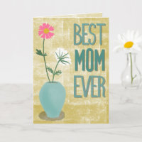 Beste Mutter überhaupt – Modernes florales Abstrak