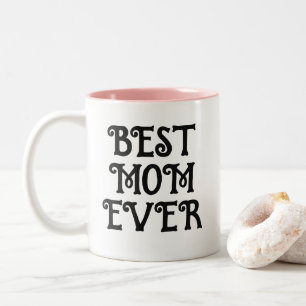 Beste Mutter überhaupt modernes Schriftbild Mutter Zweifarbige Tasse