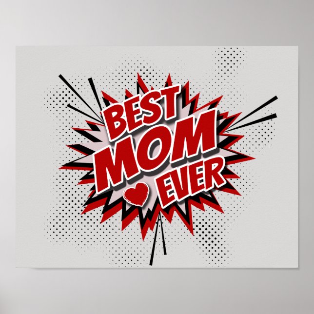 Beste Mutter überhaupt Poster (Vorne)