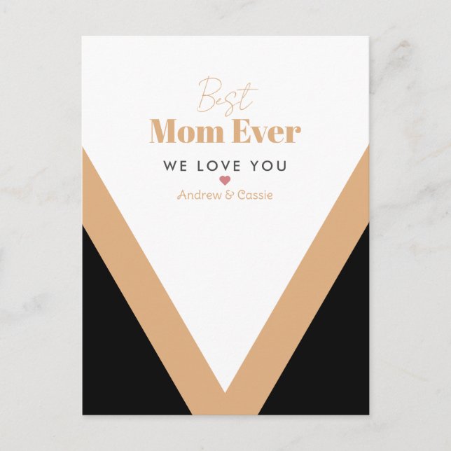 Beste Mutter überhaupt Postkarte (Vorderseite)
