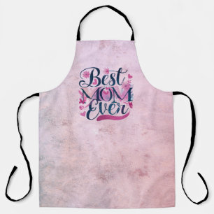 Beste Mutter überhaupt Rosa Herzen Schmetterlinge Schürze