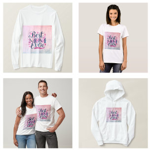 Beste Mutter überhaupt Rosa Herzen Schmetterlinge  T-Shirt