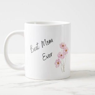 Beste Mutter überhaupt Stylische Blumen Muttertag Jumbo-Tasse