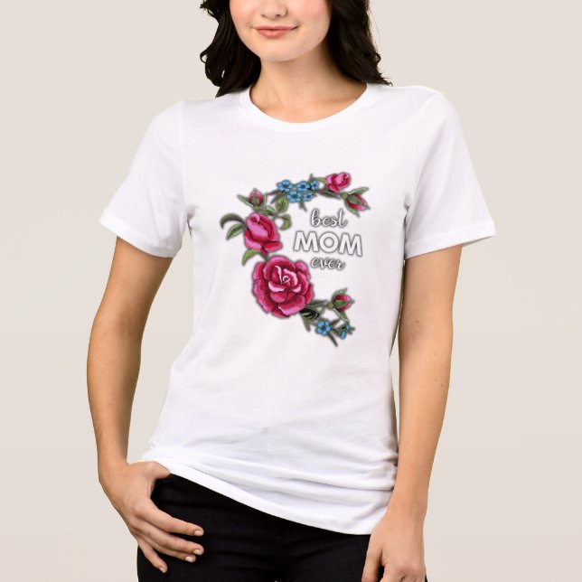 beste Mutter überhaupt Tri-Blend Shirt (Vorderseite)