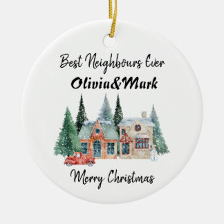 Beste Nachbarn je Keramik Ornament