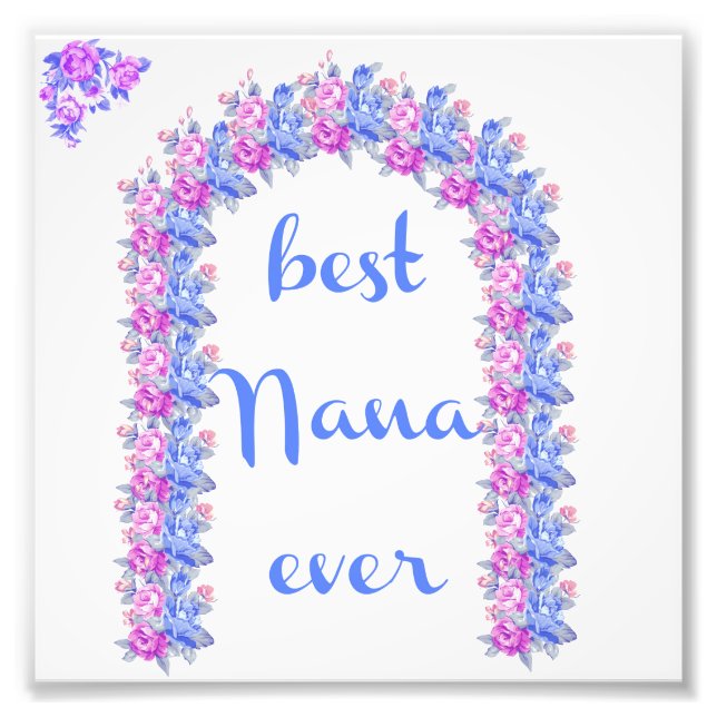 beste Nana aller Zeiten - Druck (Vorne)