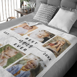 Beste NaNa Ever - Enkel Foto Collage Fleecedecke