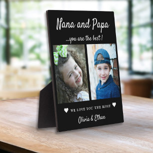 Beste Nana und Papa-Enkelkinder Namen 2 Foto Schwa Fotoplatte