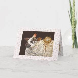 Beste Nest-Weihnachtskarte Feiertagskarte