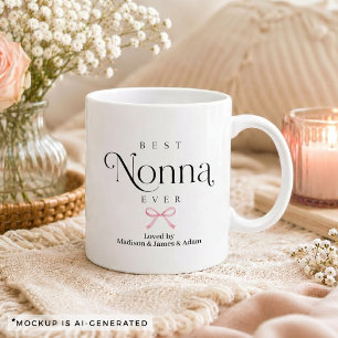 Beste Nonna Aller Zeiten Geschenk von den Enkelkin Kaffeetasse