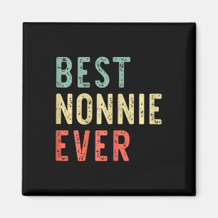 Beste Nonnie Aller Zeiten Familie Lustig Retro Vin Magnet