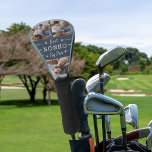 Beste Nonno Par | 3 FOTO Golf Headcover<br><div class="desc">Mit diesem einzigartigen,  maßgeschneiderten Headcover für einen beliebten Großvater erstellen Sie diesen Vatertag oder Großeltertag ein besonderes Geschenk. Design zeigt drei Fotos seiner Enkel,  mit "Best Nonno By Par" in der Mitte.</div>