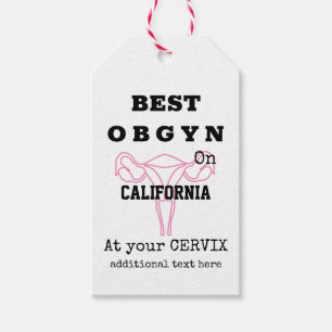 Beste OBGYN auf Stadt oder Stadt Gynäkologe Geschenkanhänger