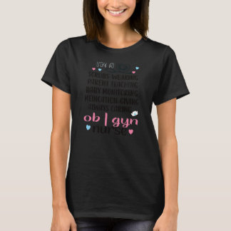 Beste OBGYN-Nurse-Obstetrie und Gynäkologie T-Shirt