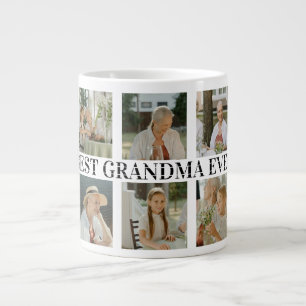 Beste Oma Aller Foto-Kollage – Geschenk mit Herzen Jumbo-Tasse