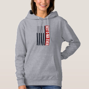 Beste Oma Aller Patrioten Flagge Vektor Design_1 Hoodie