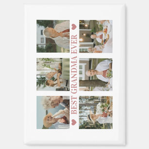 Beste Oma Aller Zeiten Foto-Collage – Geschenk mit Magnet