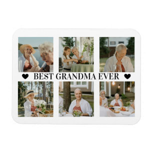 Beste Oma Aller Zeiten Foto-Kollage – Geschenk mit Magnet