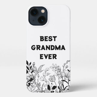 Beste Oma aller Zeiten Schwarz und Weiß iPhone Hülle