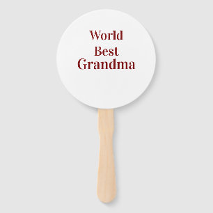 Beste Oma der Welt Oma Großeltern rosa n Fächer
