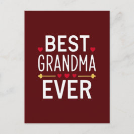 Beste Oma ever Postkarte