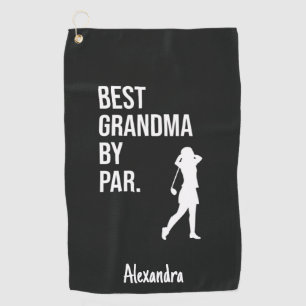 Beste Oma Golfgeschenke für Großmutter von Par Gol Golfhandtuch