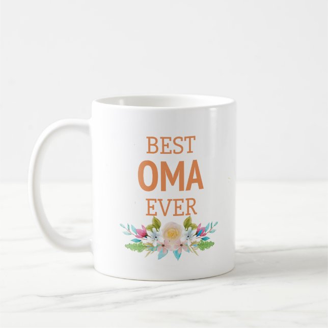 Beste Oma je 11oz Tasse (Links)