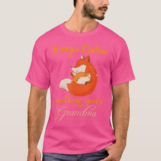 Beste Oma je Behalten Calm Hug Ihr Oma Niedlich T-Shirt