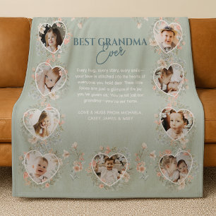 Beste Oma je Blumenkohl Fotos Geschenk Fleecedecke