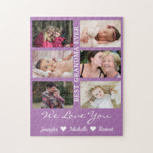 Beste Oma je Custom Fotos Großkinder Name