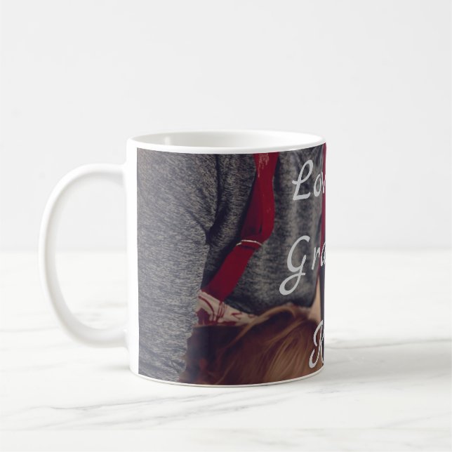 Beste Oma je Foto Collage wir Liebe Sie nennen Kaffeetasse (Links)